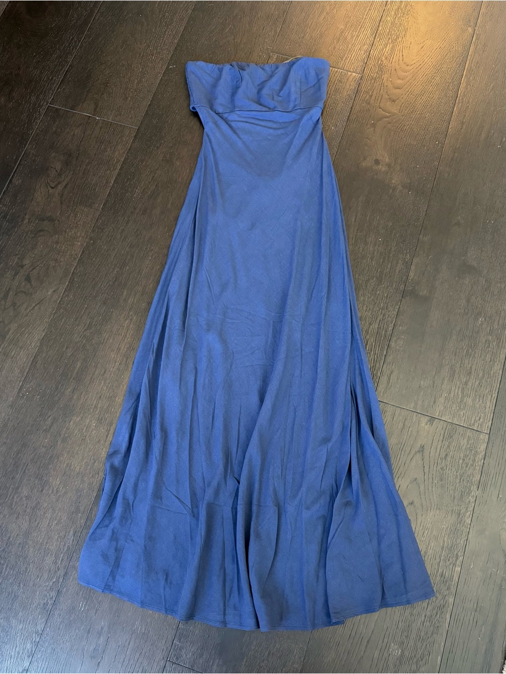 Princess Polly Strapless Navy Maxi Dress